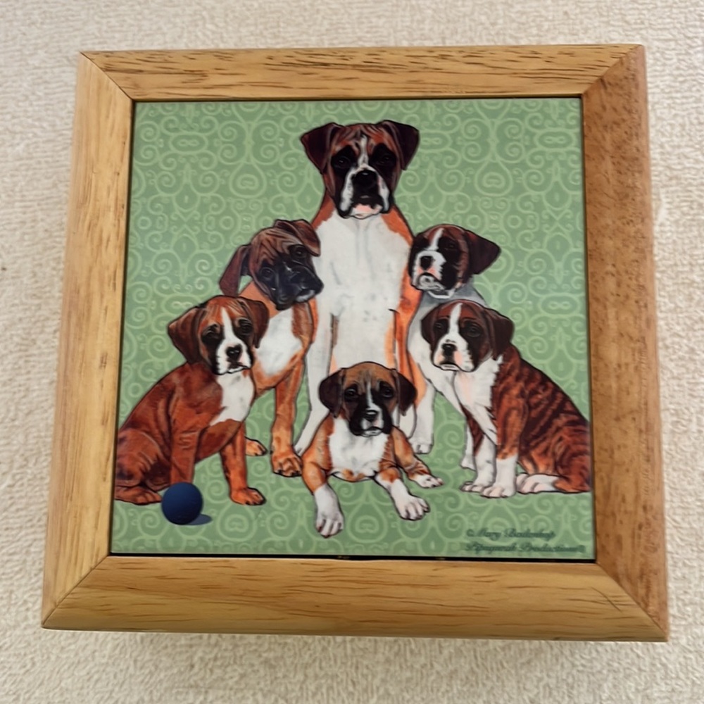 Boxer Keepsake Box - Picture 2 of 5